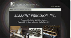 Desktop Screenshot of albrightprecision.com